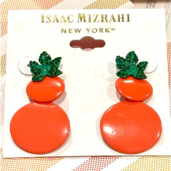 ISAAC MIZRAHI Pumpkin Patch Earrings - Picture 4 of 7
